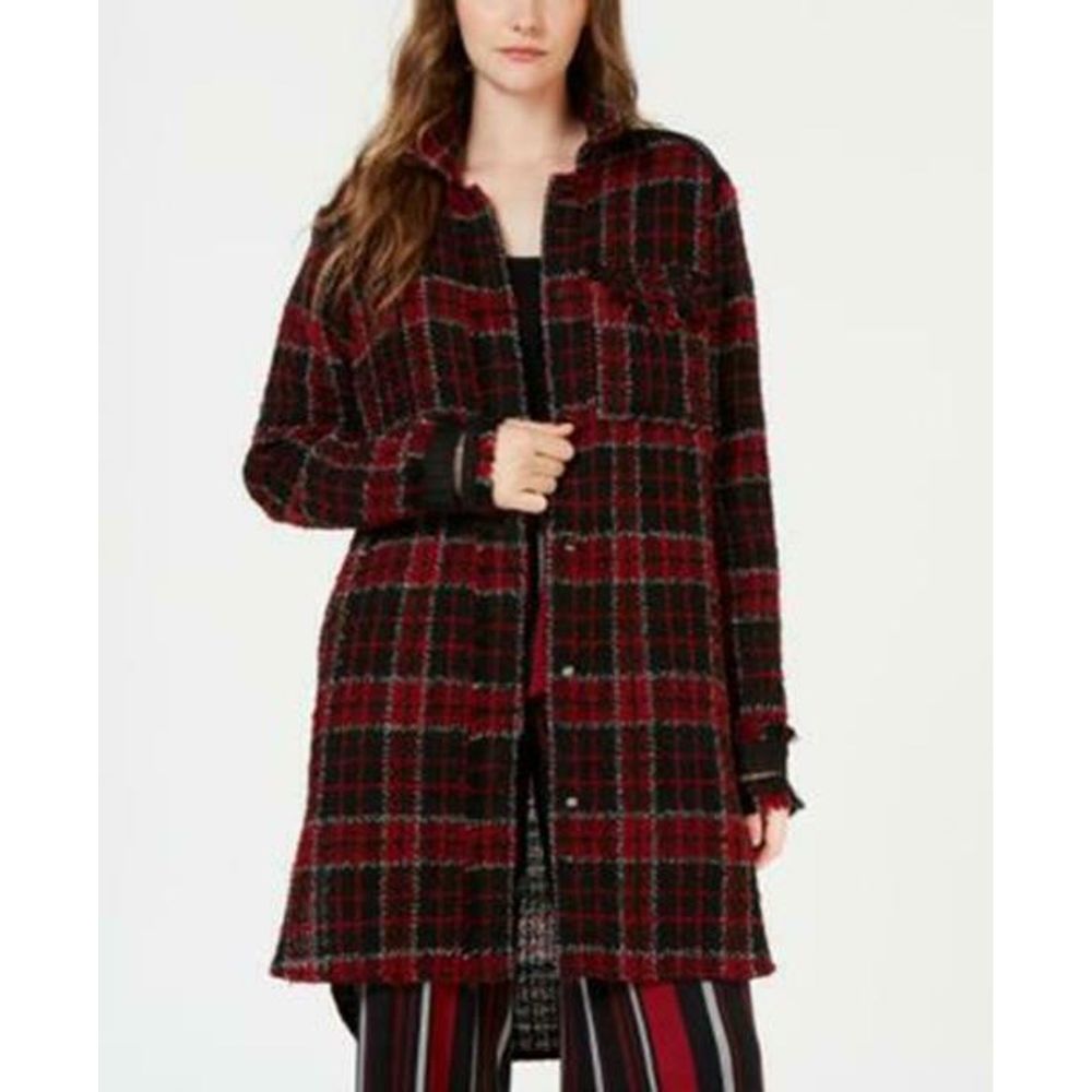 STELLA + GINGER Shirt Jacket sz M NWT $139 *Flaw